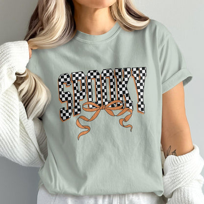 Spooky Checkerboard Eyes Design Unisex Shirt Product Type