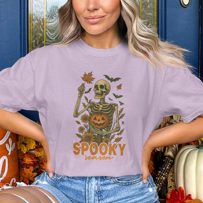 Spooky Season Laughing Skeleton Graphic T-Shirt product