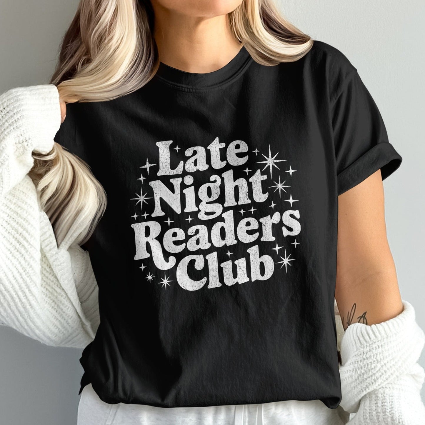 Late Night Readers Club Graphic T shirt product
