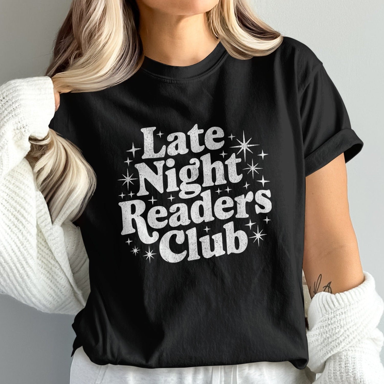 Late Night Readers Club Graphic T shirt product
