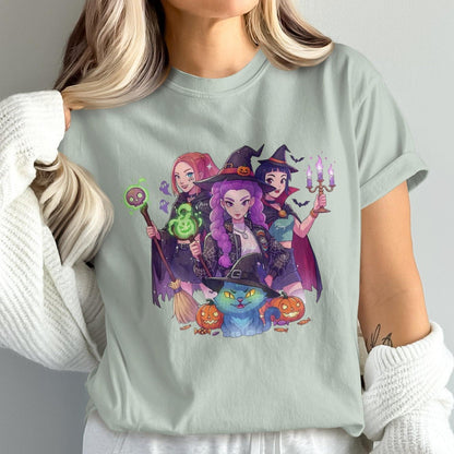 Magical Trio of Witches Halloween T-shirt product