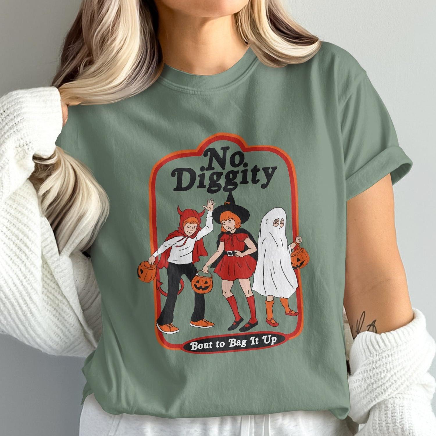 No Diggity Bout to Bag It Up Halloween T-Shirt product type