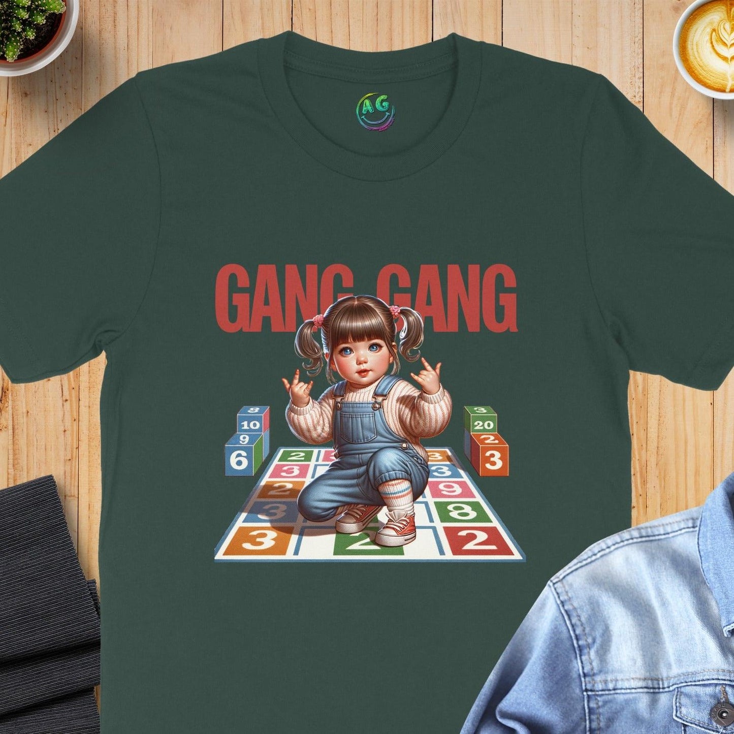 Retro Style Gang Gang Hopscotch Graphic T-shirt product