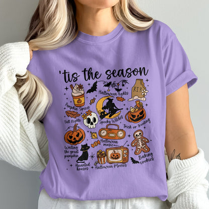 'tis The Season Halloween Theme Graphic Tee  product
