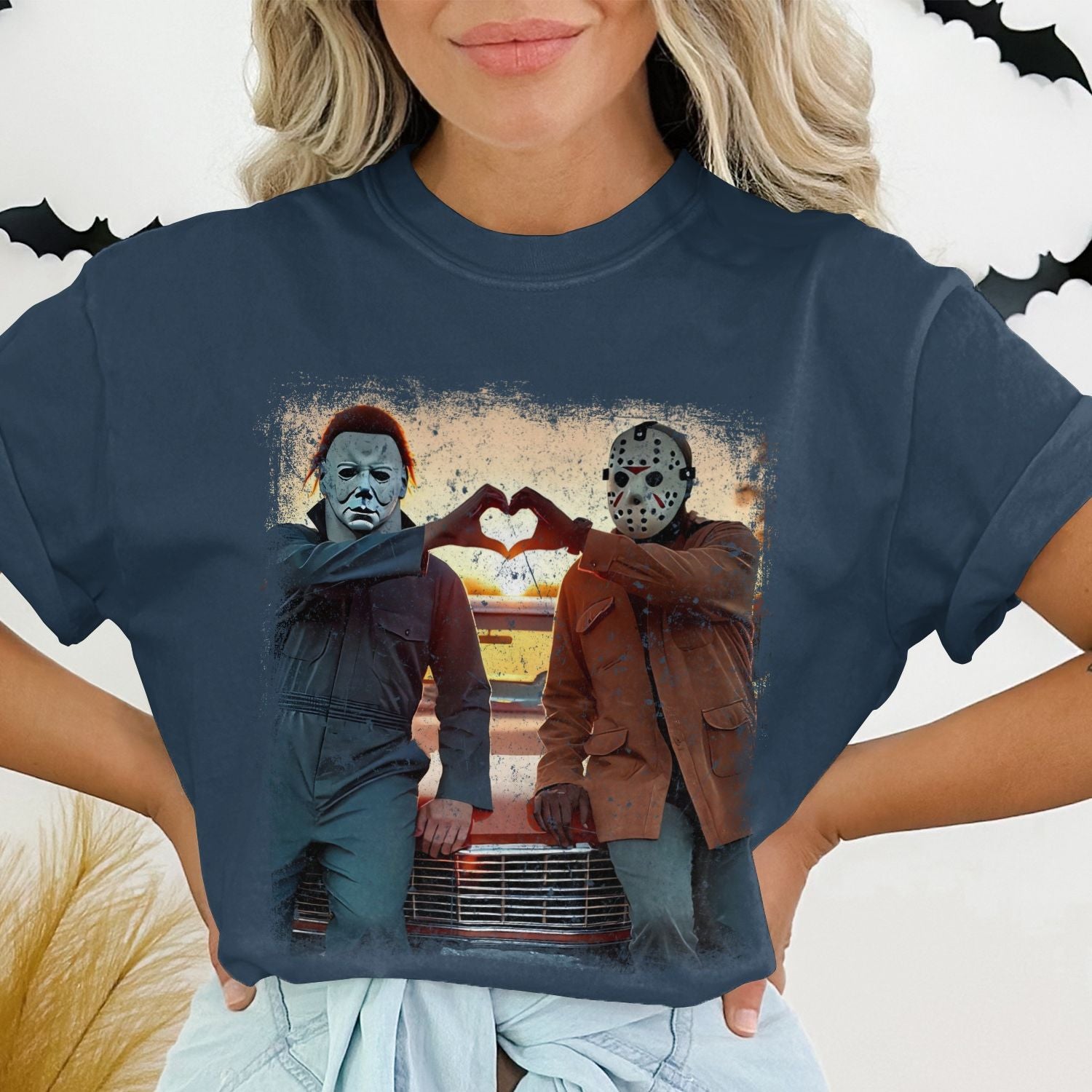 Halloween Horror Villains Heart T-shirt product