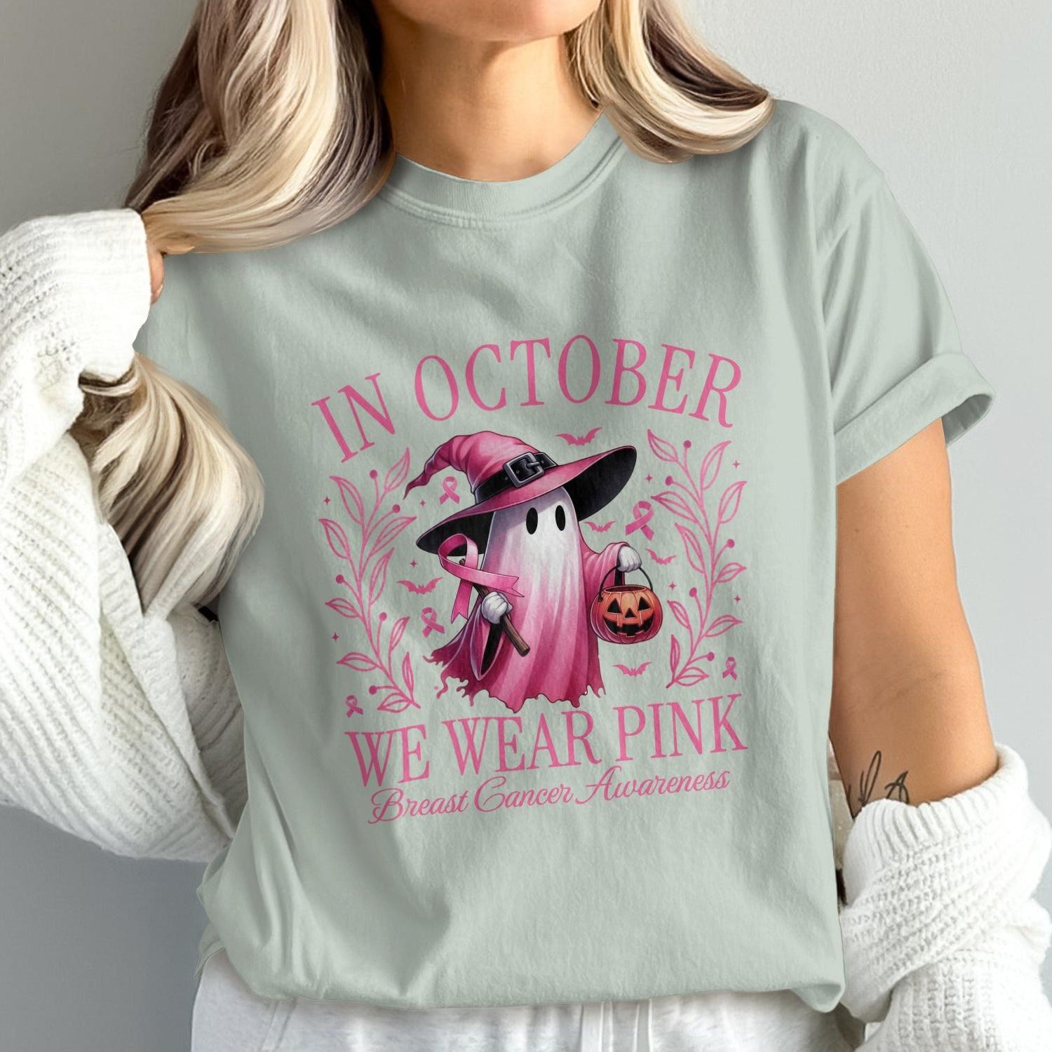 In October We Wear Pink Breast Cancer Awareness product type