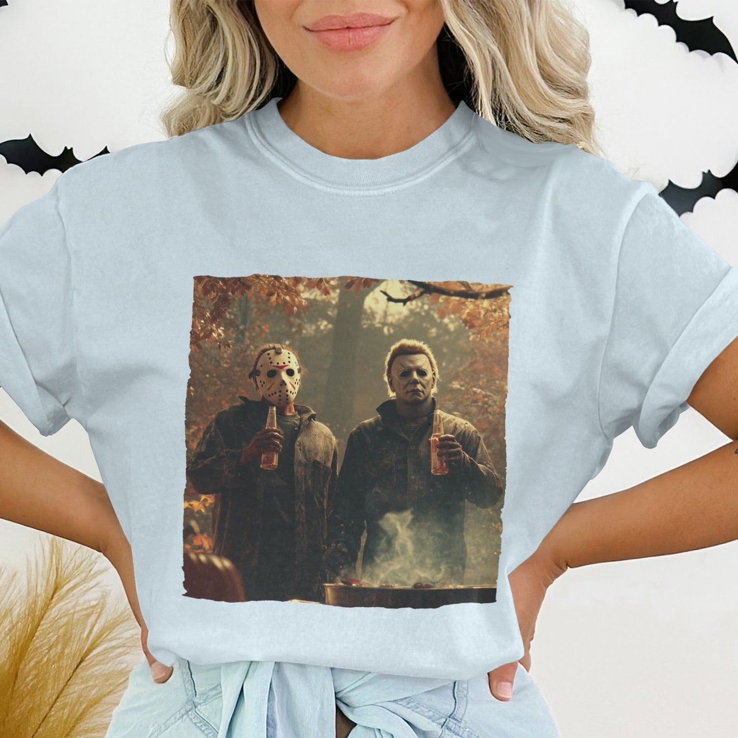 Horror Icons Halloween Graphic Tee product