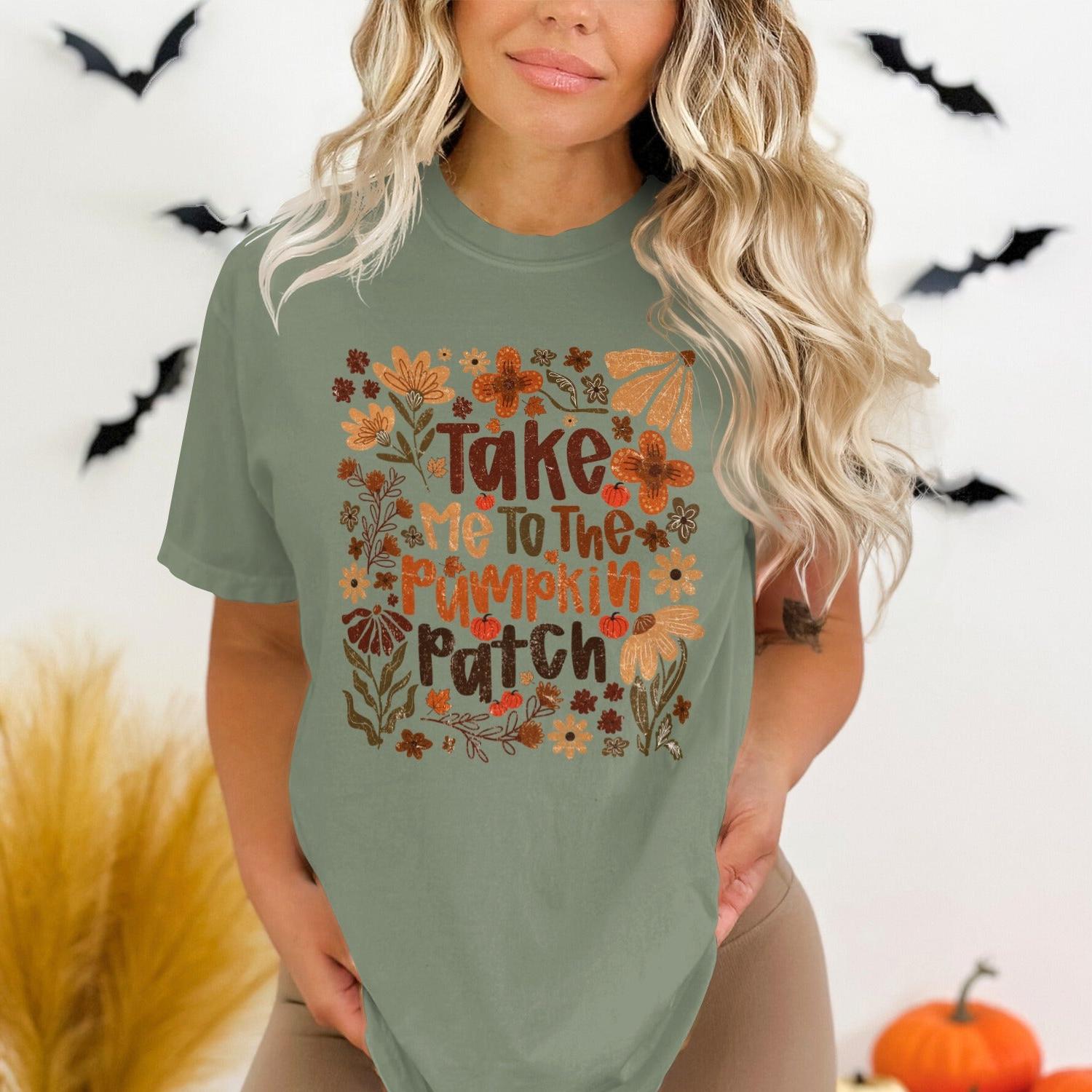 Take Me To The Pumpkin Patch Fall T Shirt product type