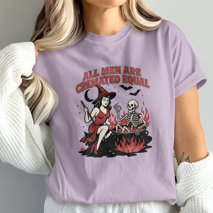 All Men Are Cremated Equal Witch Skeleton product type