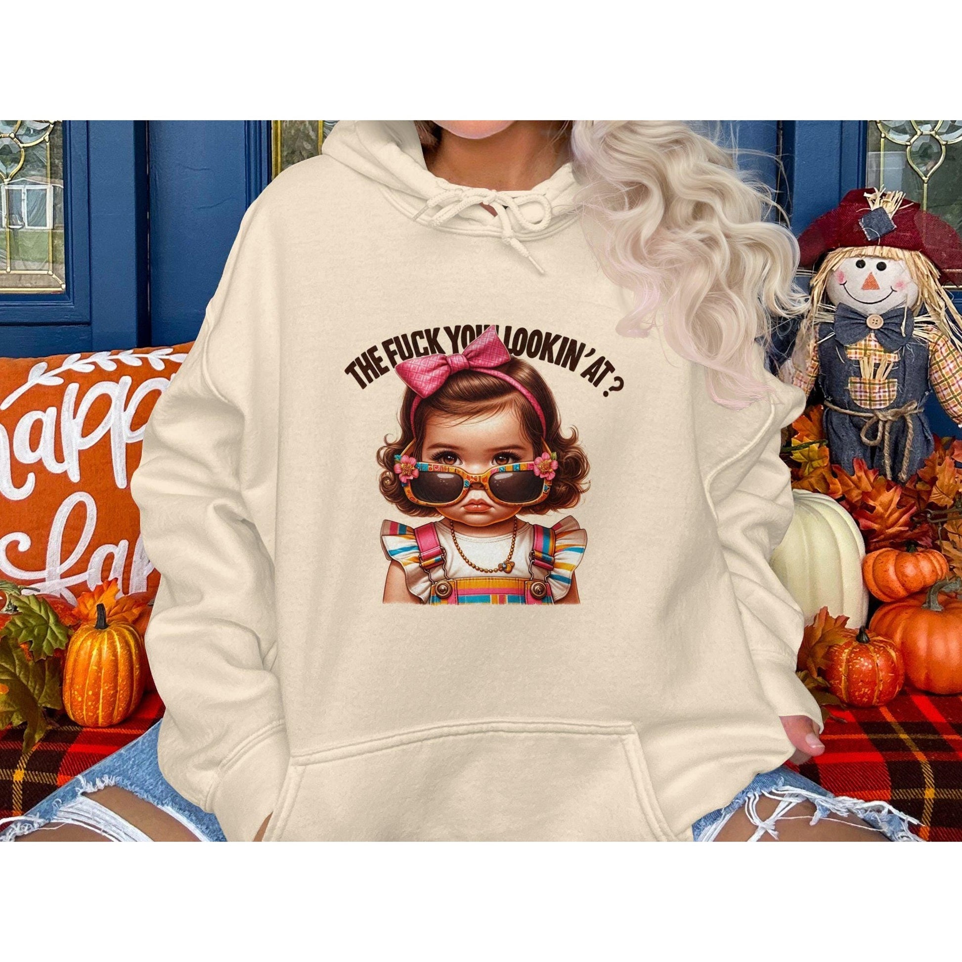 The Fuck You Lookin' At Unisex Sizing Adult Humor Hoodies