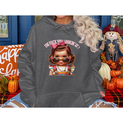The Fuck You Lookin' At Unisex Sizing Adult Humor Hoodies