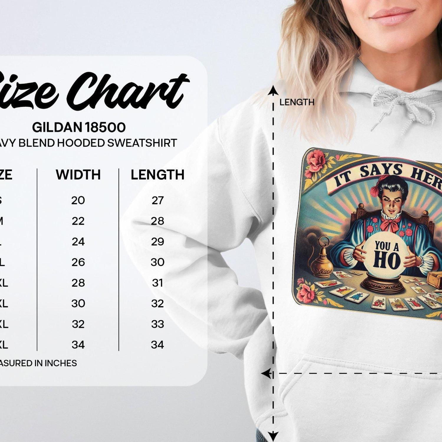 Fortune Teller Vintage Tarot Card Design Hoodies