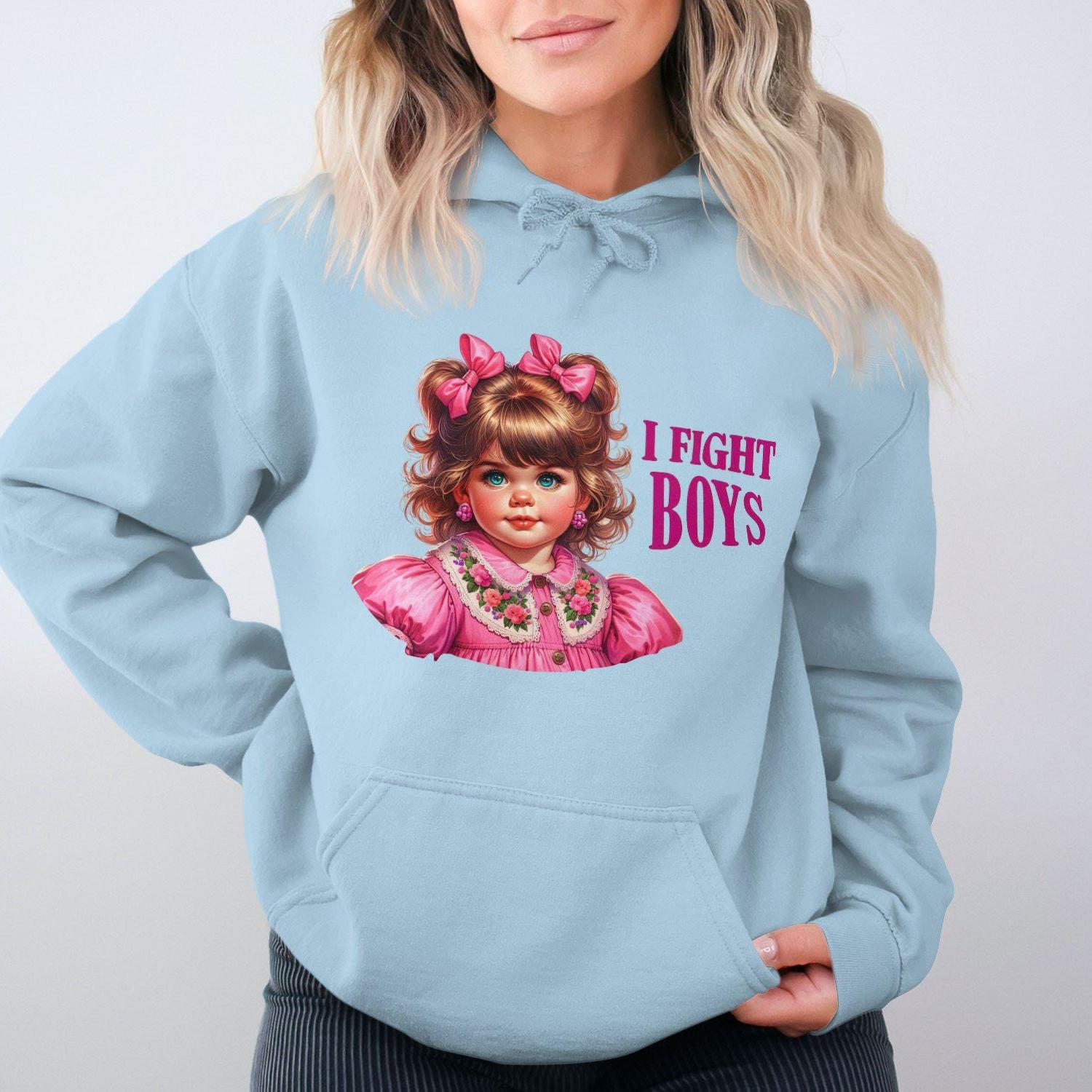 I Fight Boys Hoodie Perfect for Any Occasion