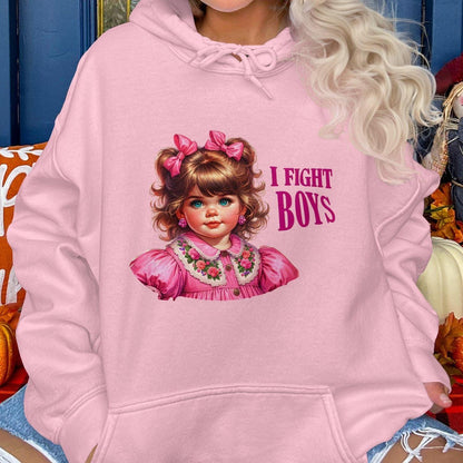 I Fight Boys Hoodie Perfect for Any Occasion