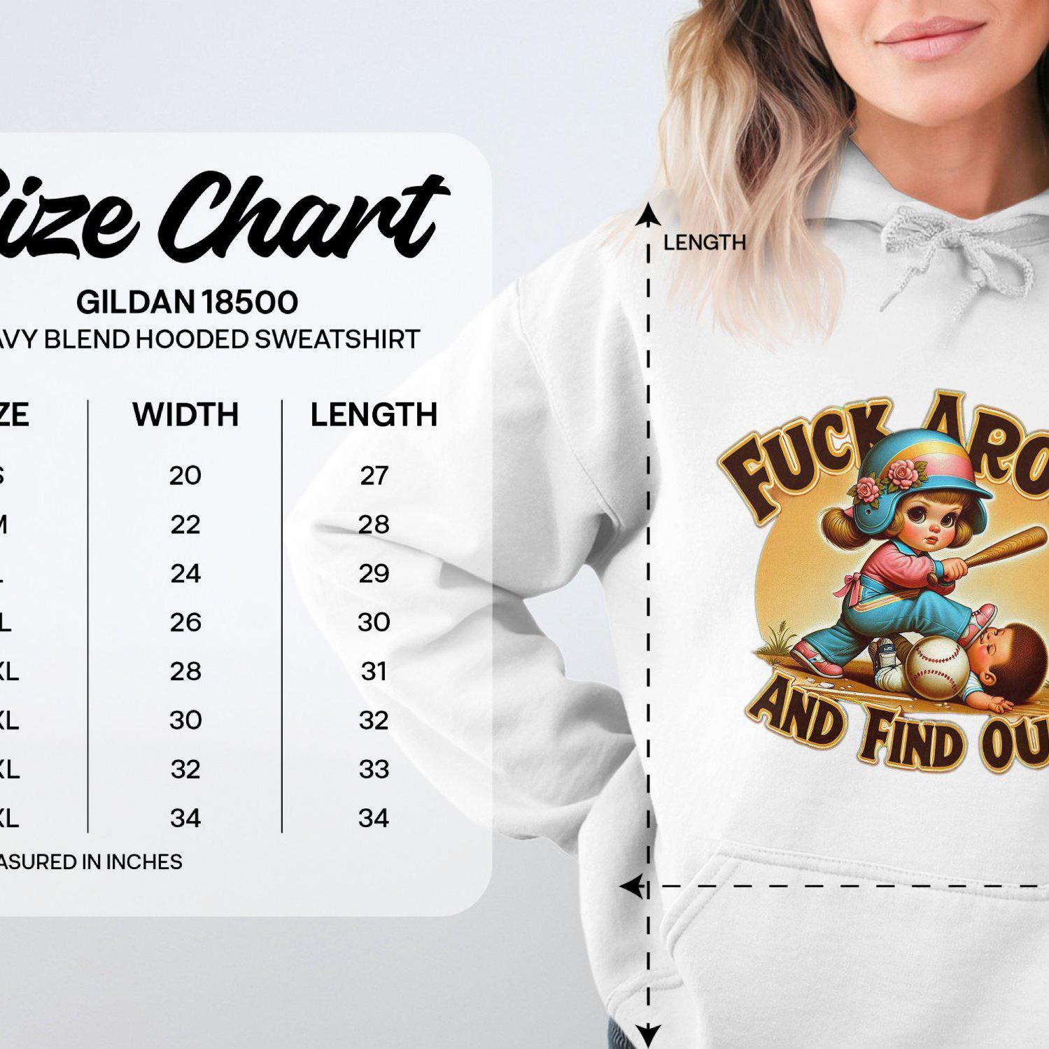 Fuck Around And Find Out Graphic Print Hoodies