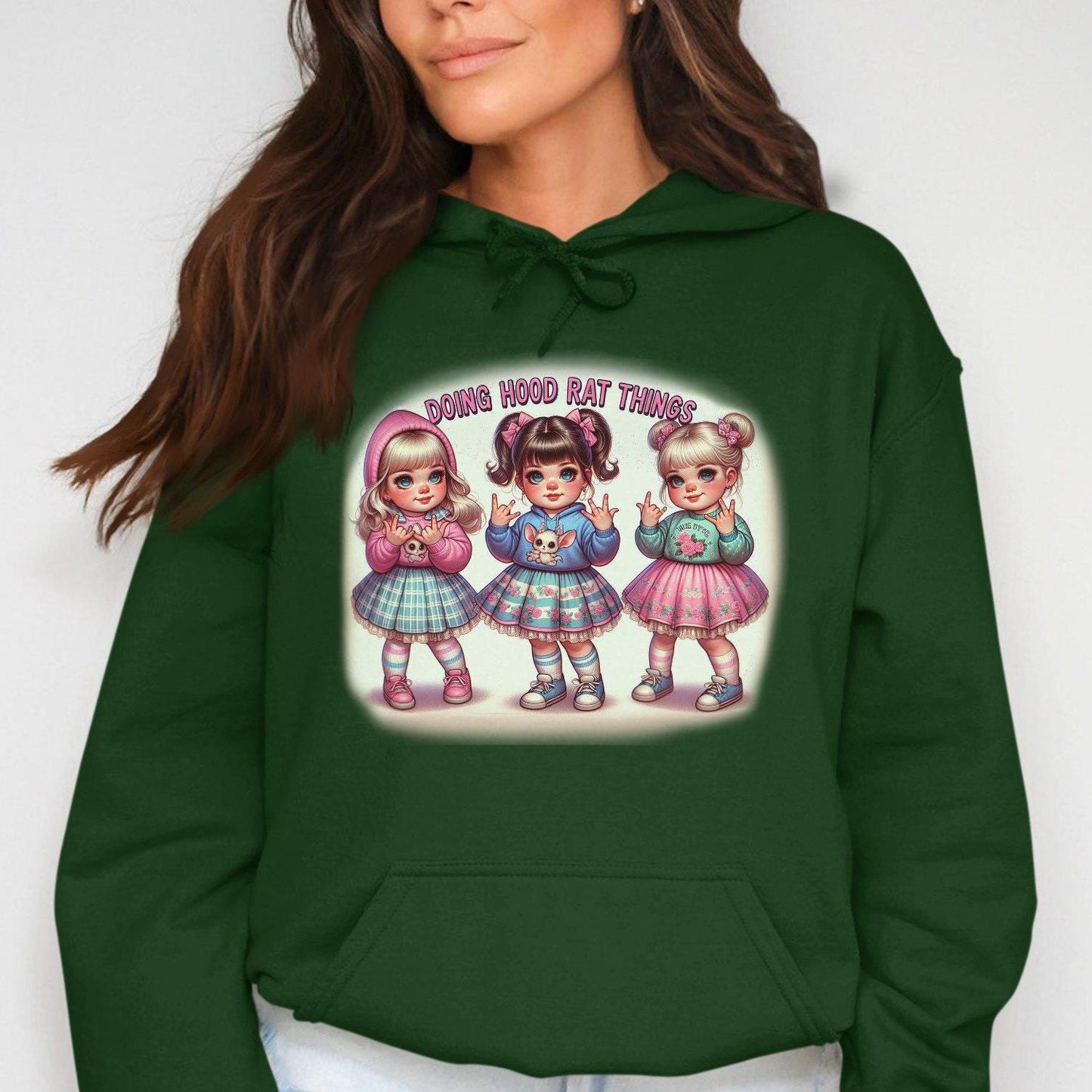Doing Hood Rat Things with Friend Hoodies