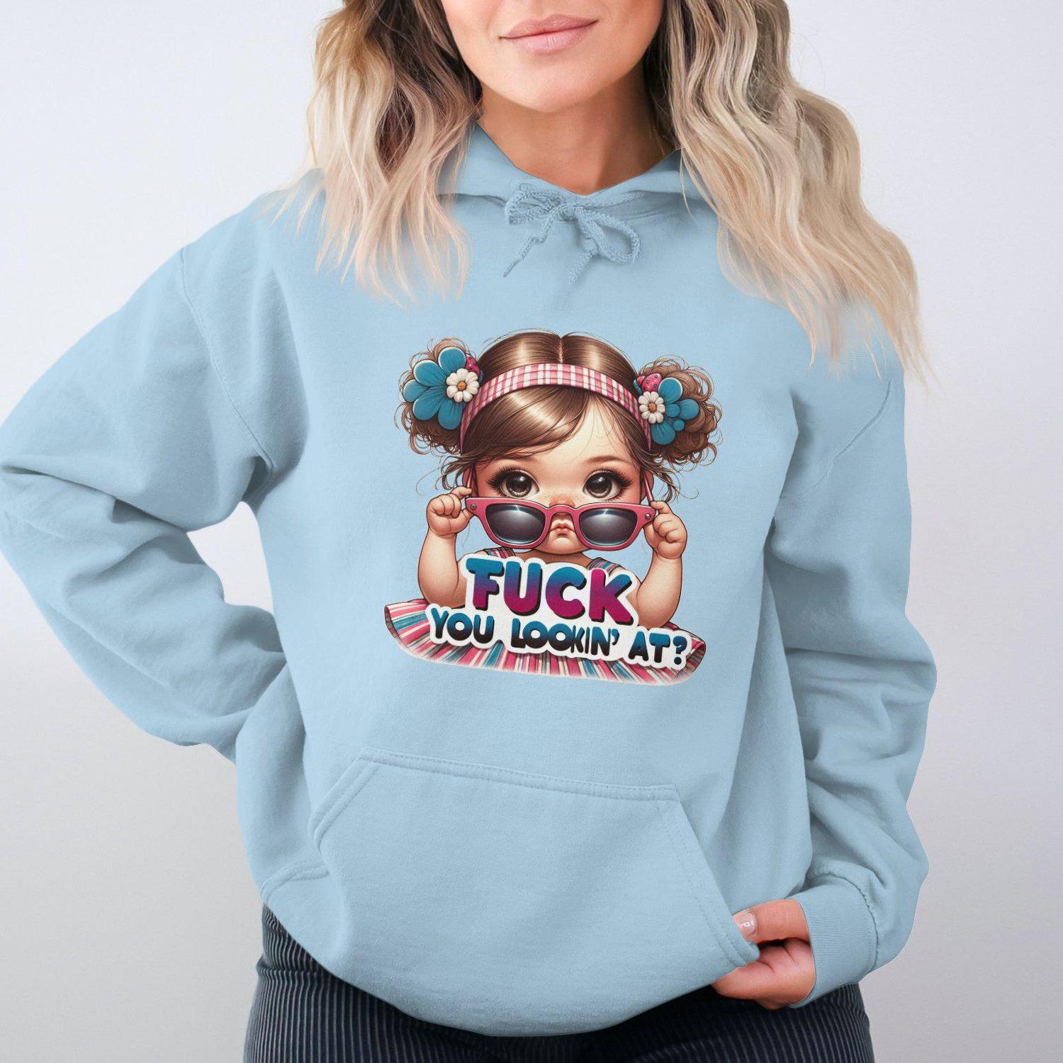 Cute Baby with Sass Unisex Sizing Adult Humor Hoodies
