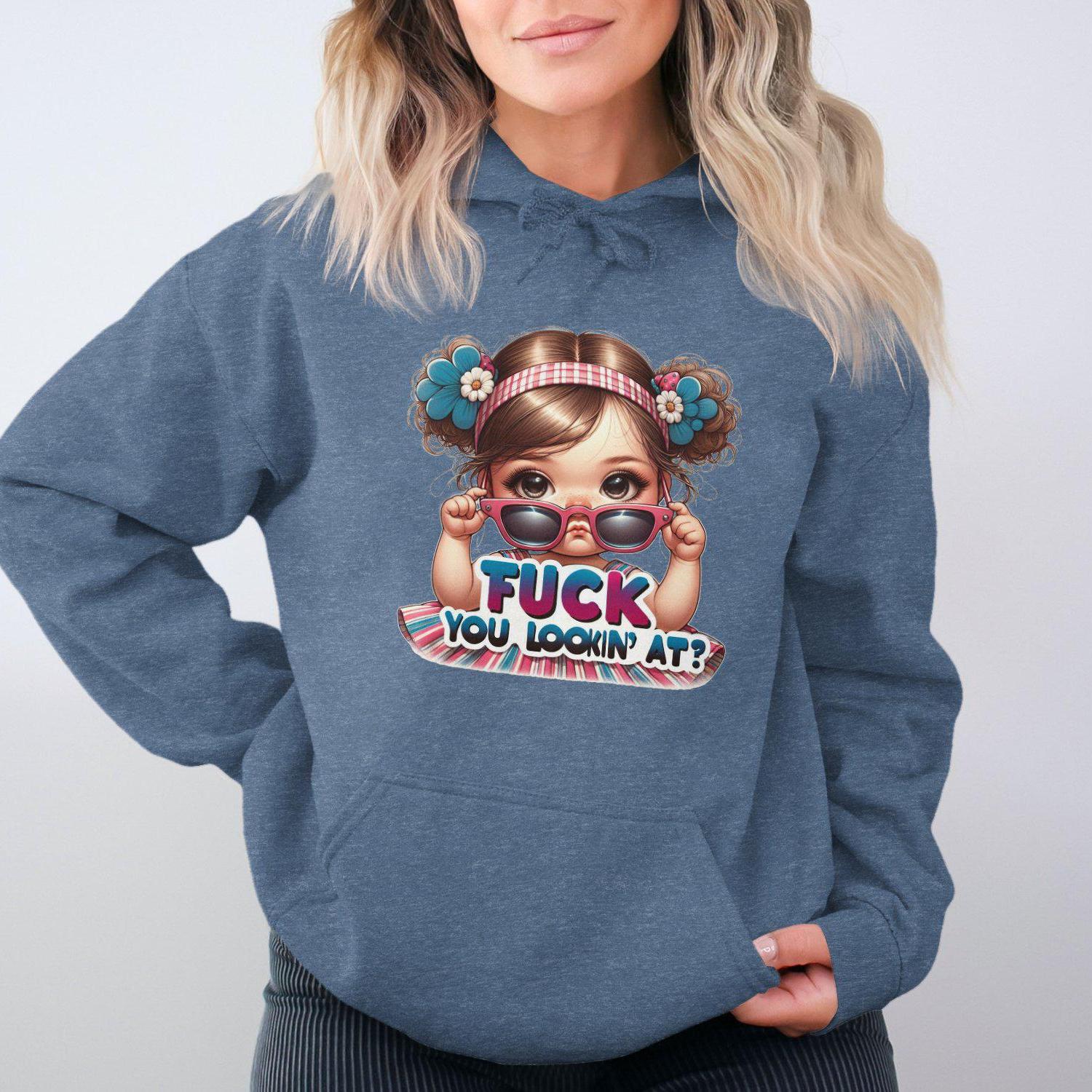 Cute Baby with Sass Unisex Sizing Adult Humor Hoodies