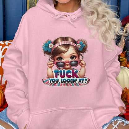 Cute Baby with Sass Unisex Sizing Adult Humor Hoodies
