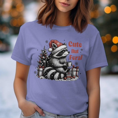 Cute But Feral Design Comfort Colors T-Shirts
