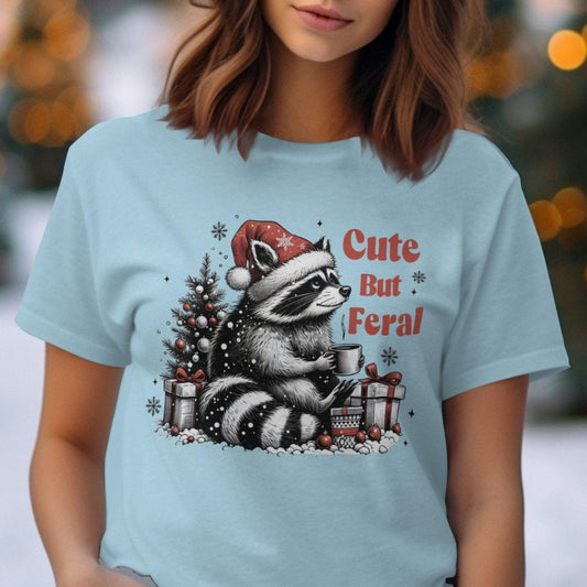 Cute But Feral Design Comfort Colors T-Shirts