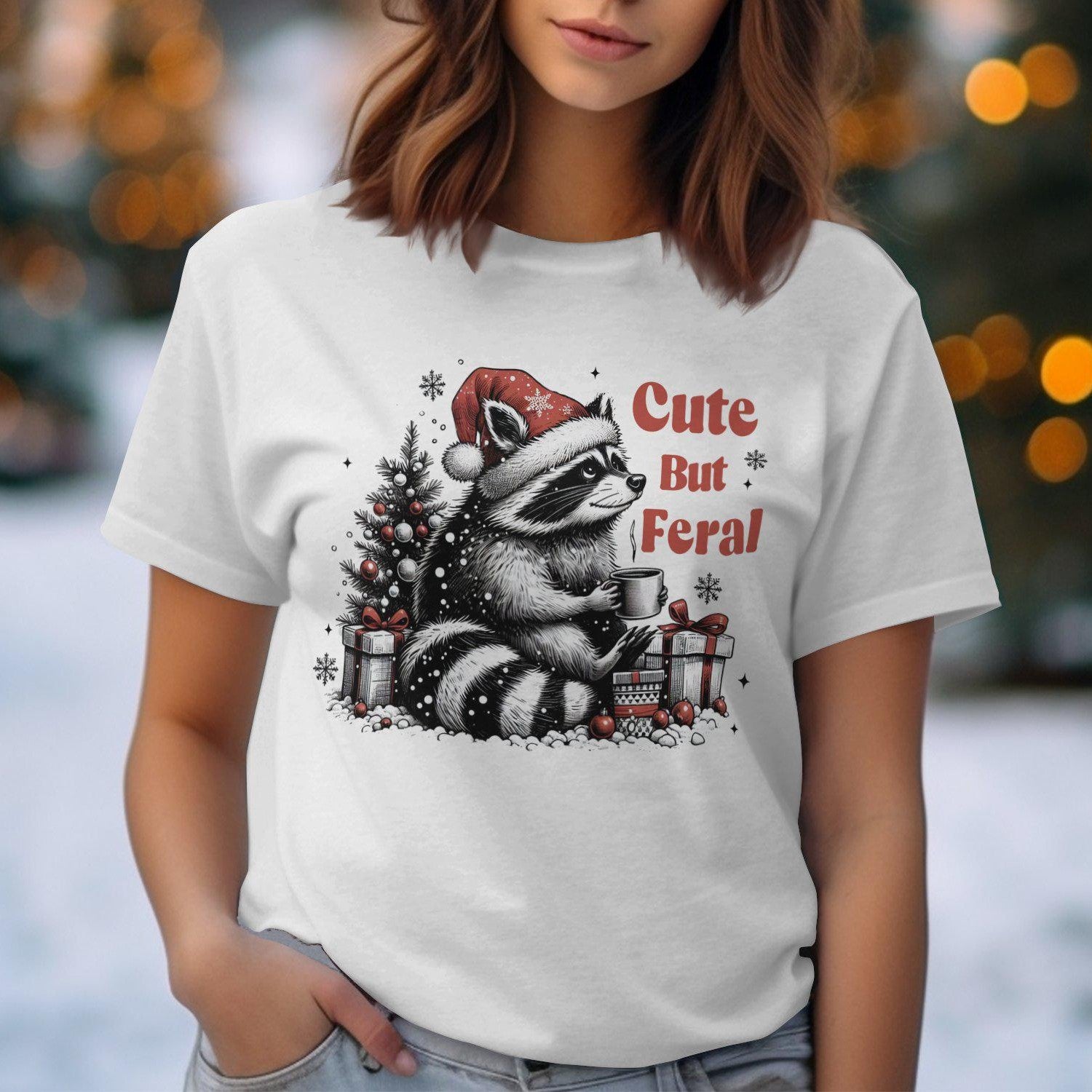 Cute But Feral Design Comfort Colors T-Shirts