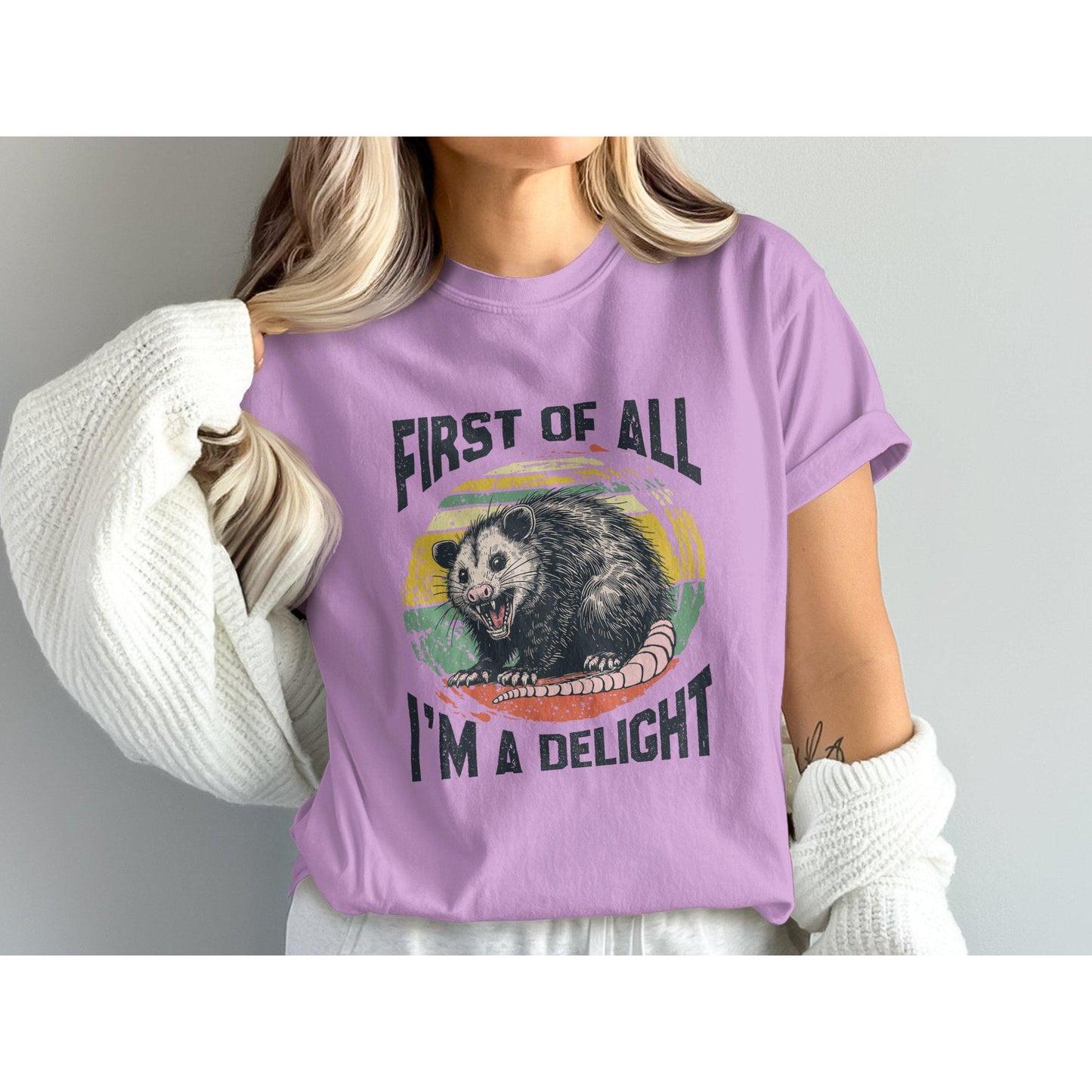 First Of All I'm A Delight Comfort Colors T-Shirts
