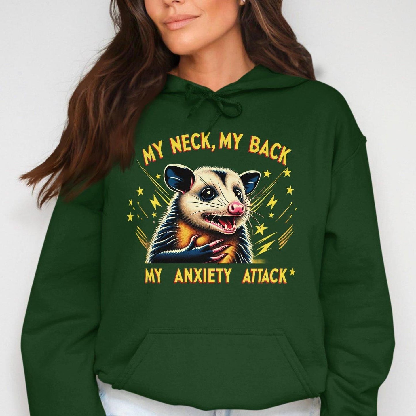 My Neck My Back My Anxiety Attack Hoodies