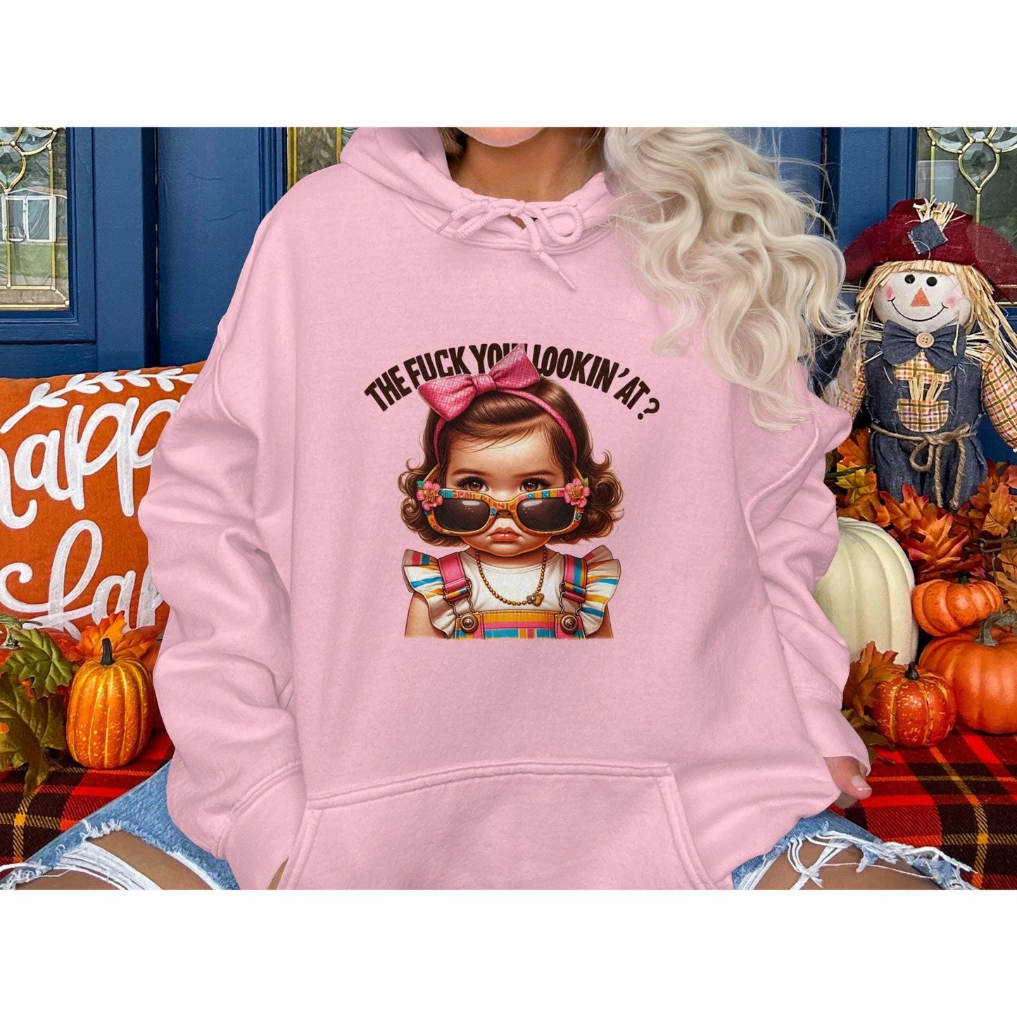 The Fuck You Lookin' At Unisex Sizing Adult Humor Hoodies
