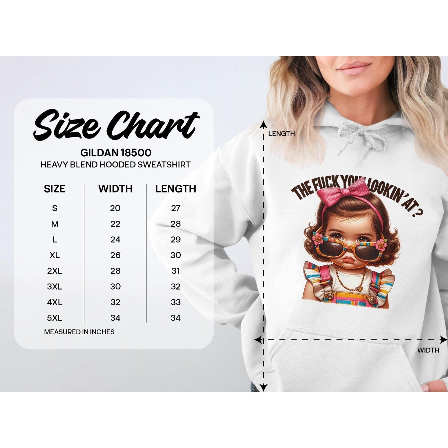 The Fuck You Lookin' At Unisex Sizing Adult Humor Hoodies