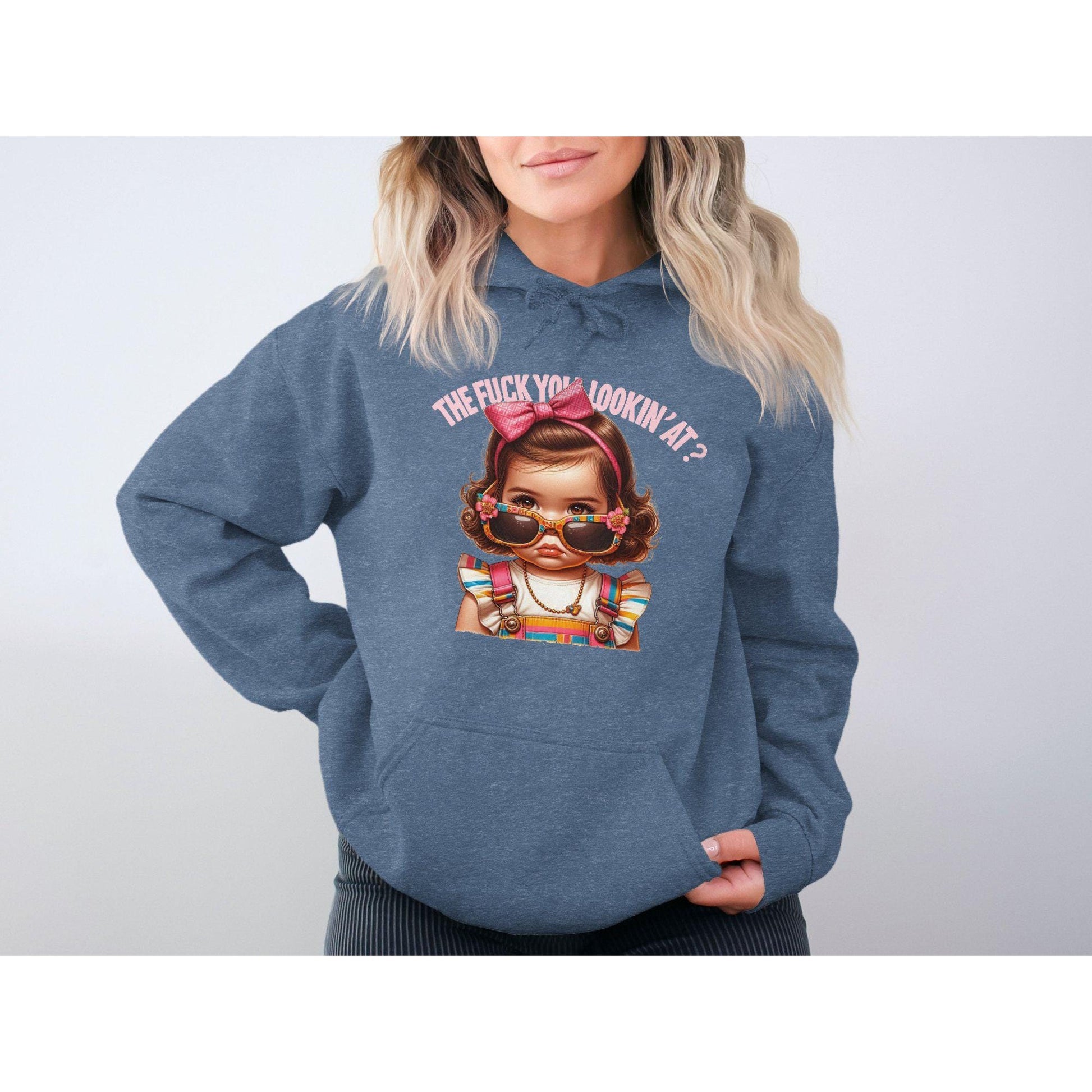 The Fuck You Lookin' At Unisex Sizing Adult Humor Hoodies