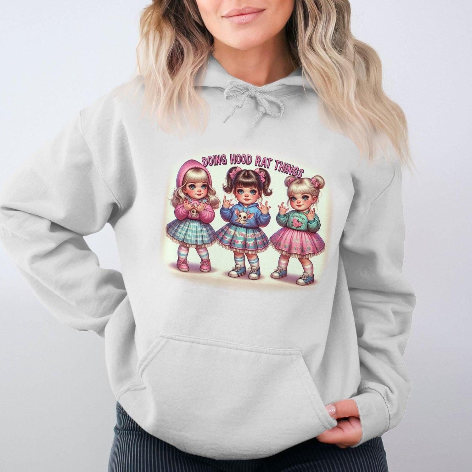 Doing Hood Rat Things with Friend Hoodies