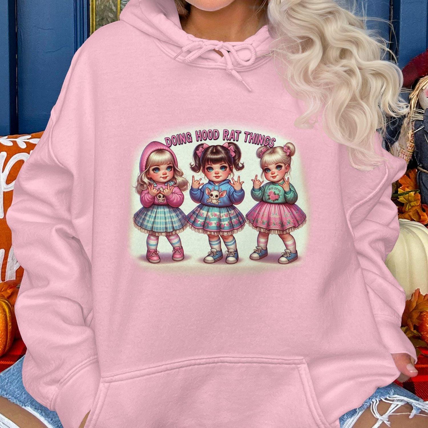 Doing Hood Rat Things with Friend Hoodies