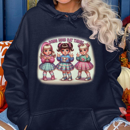 Doing Hood Rat Things with Friend Hoodies