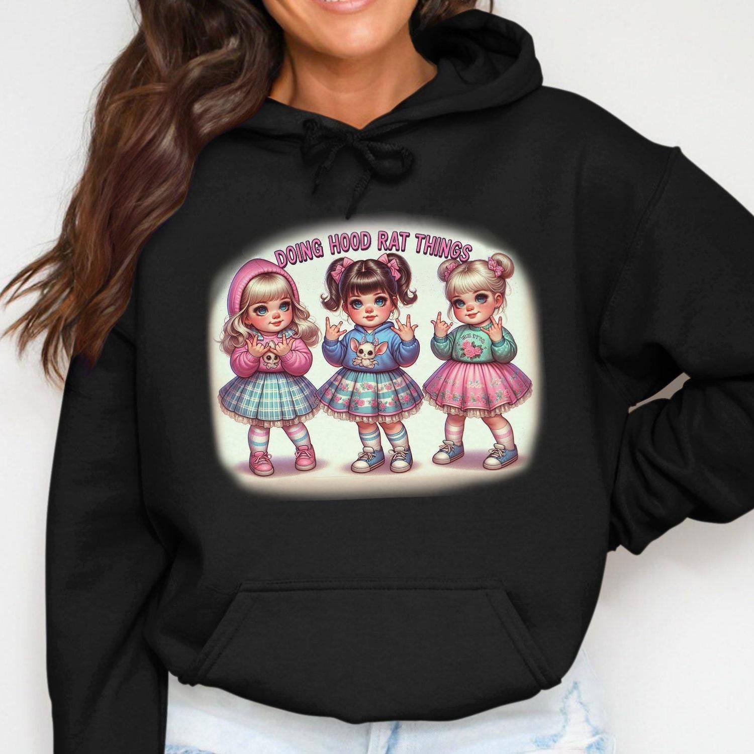 Doing Hood Rat Things with Friend Hoodies