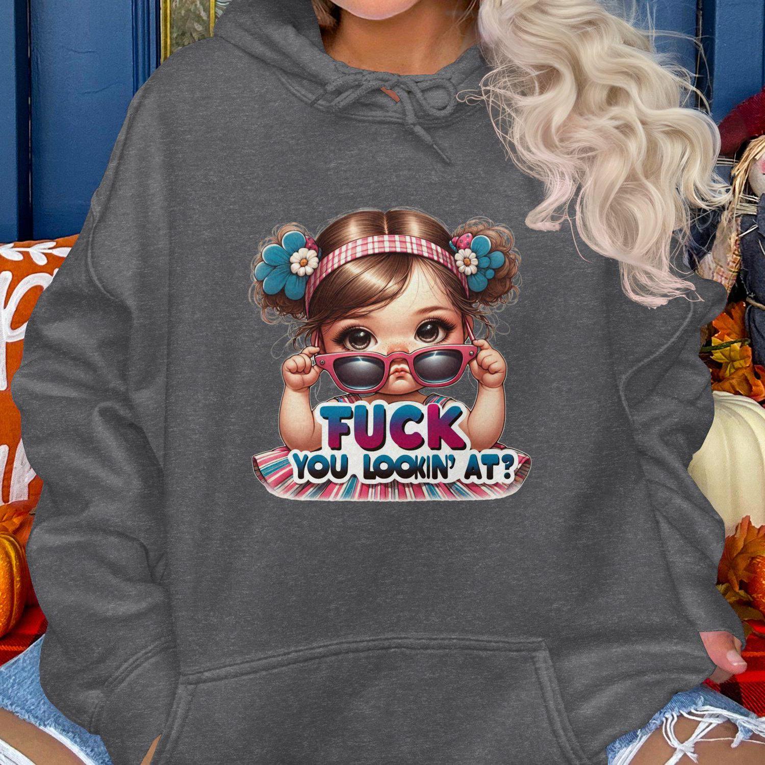 Cute Baby with Sass Unisex Sizing Adult Humor Hoodies