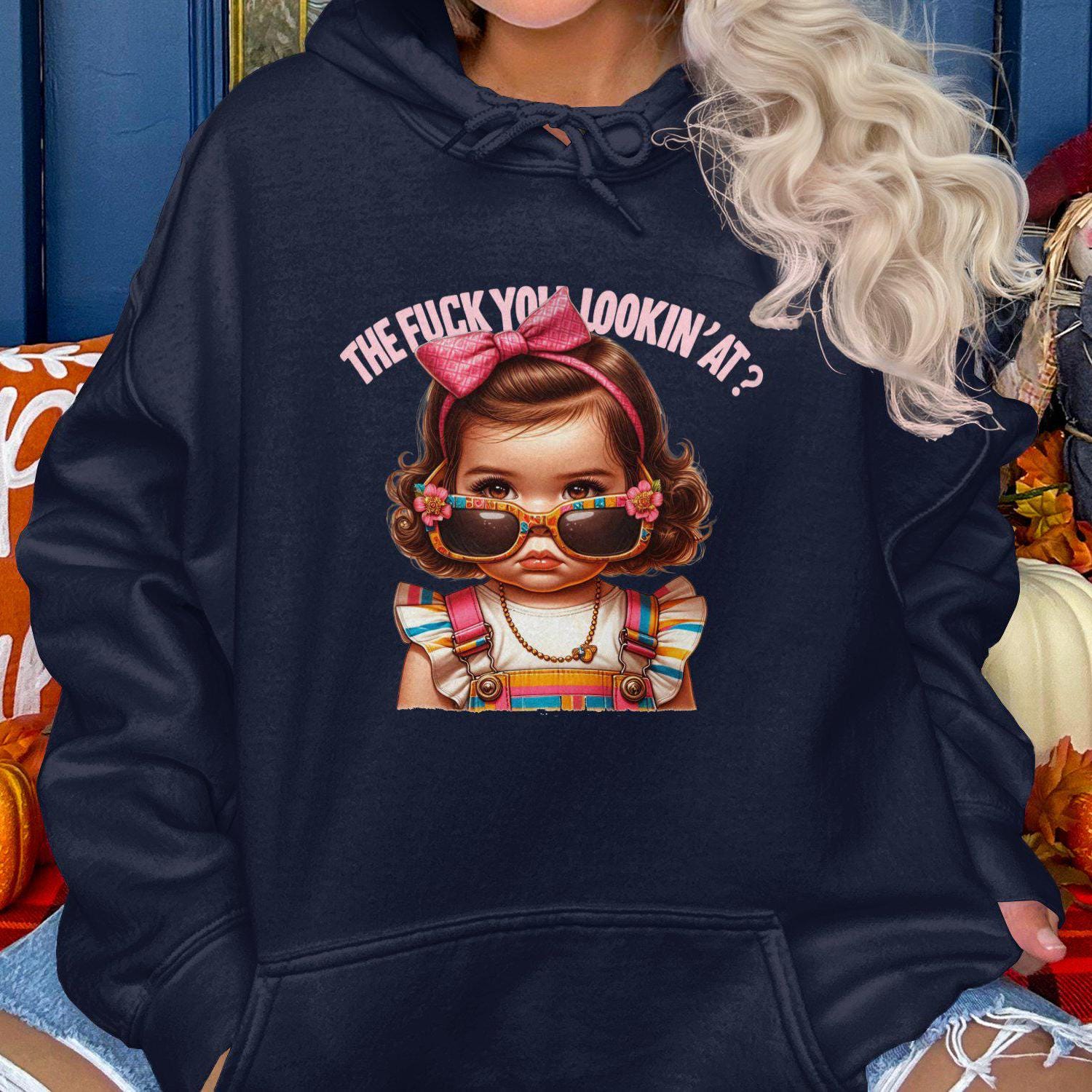 The Fuck You Lookin' At Unisex Sizing Adult Humor Hoodies