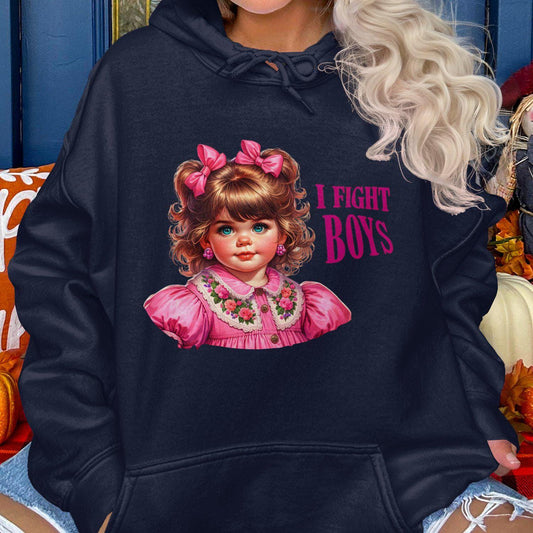 I Fight Boys Hoodie Perfect for Any Occasion