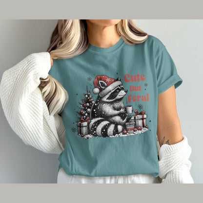 Cute But Feral Design Comfort Colors T-Shirts
