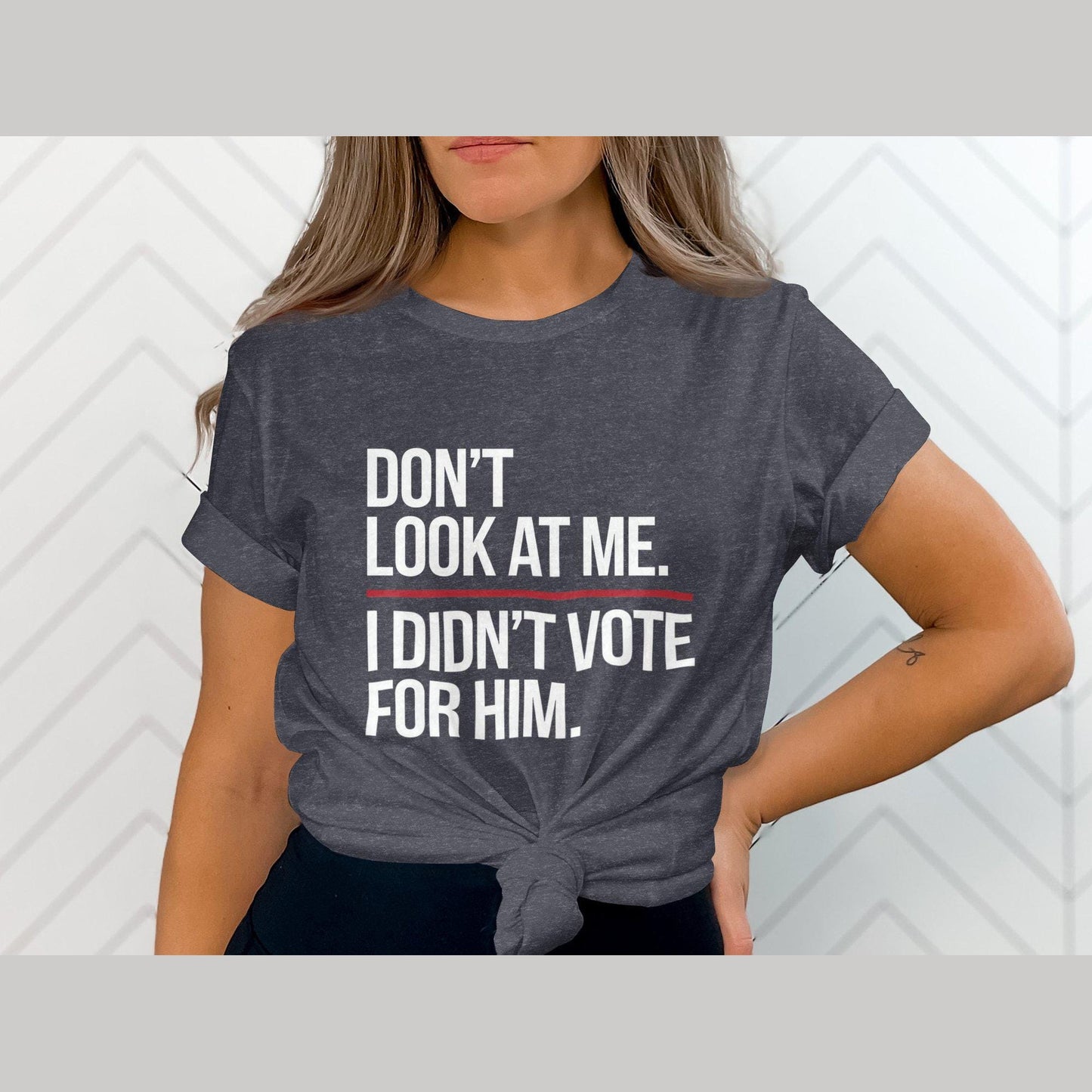 Funny Statement T-Shirt, Sassy Quote Tee, Political Humor Shirt, Bold Lettering Top, Clever Commentary, Graphic Tee, Cotton Unisex T-Shirt